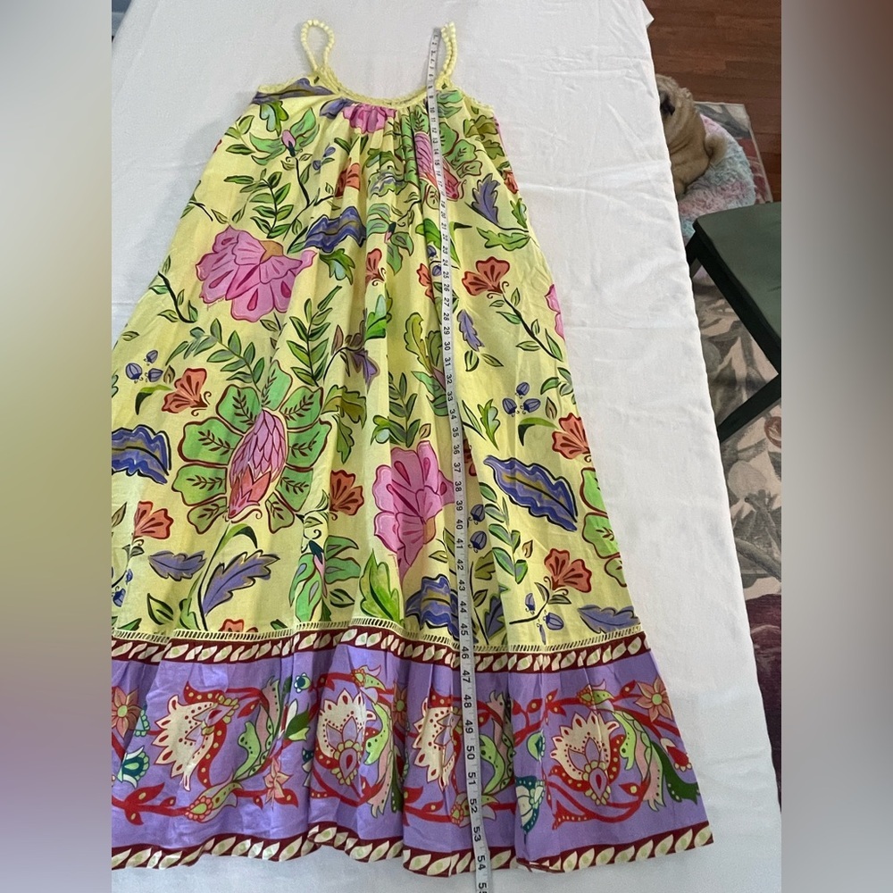 FARM Rio | Floral Insects Maxi Dress | OVERSIZE Size XS - Picture 5 of 11